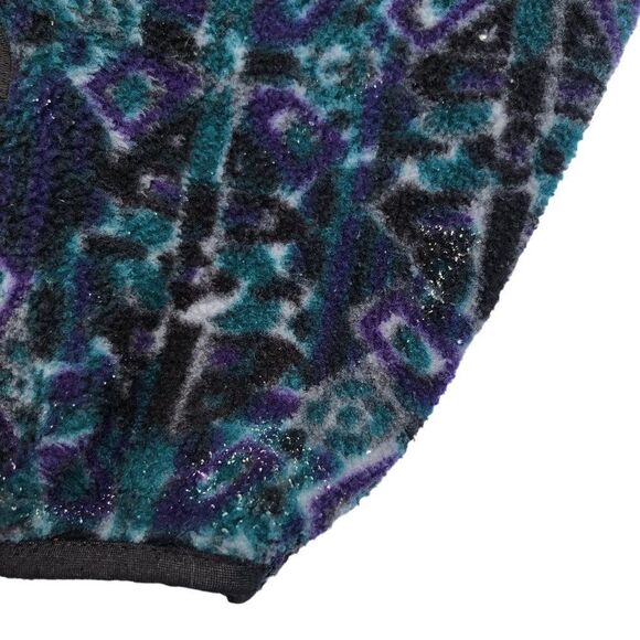 Vintage Y2K The North Face Fleece Pattern Jacket Large - Picture 12 of 16